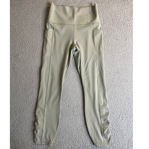 Athleta Pants - Athleta Leggings Small Salutation Slash Pocket II Cinch 7/8 Cropped Athleisure
